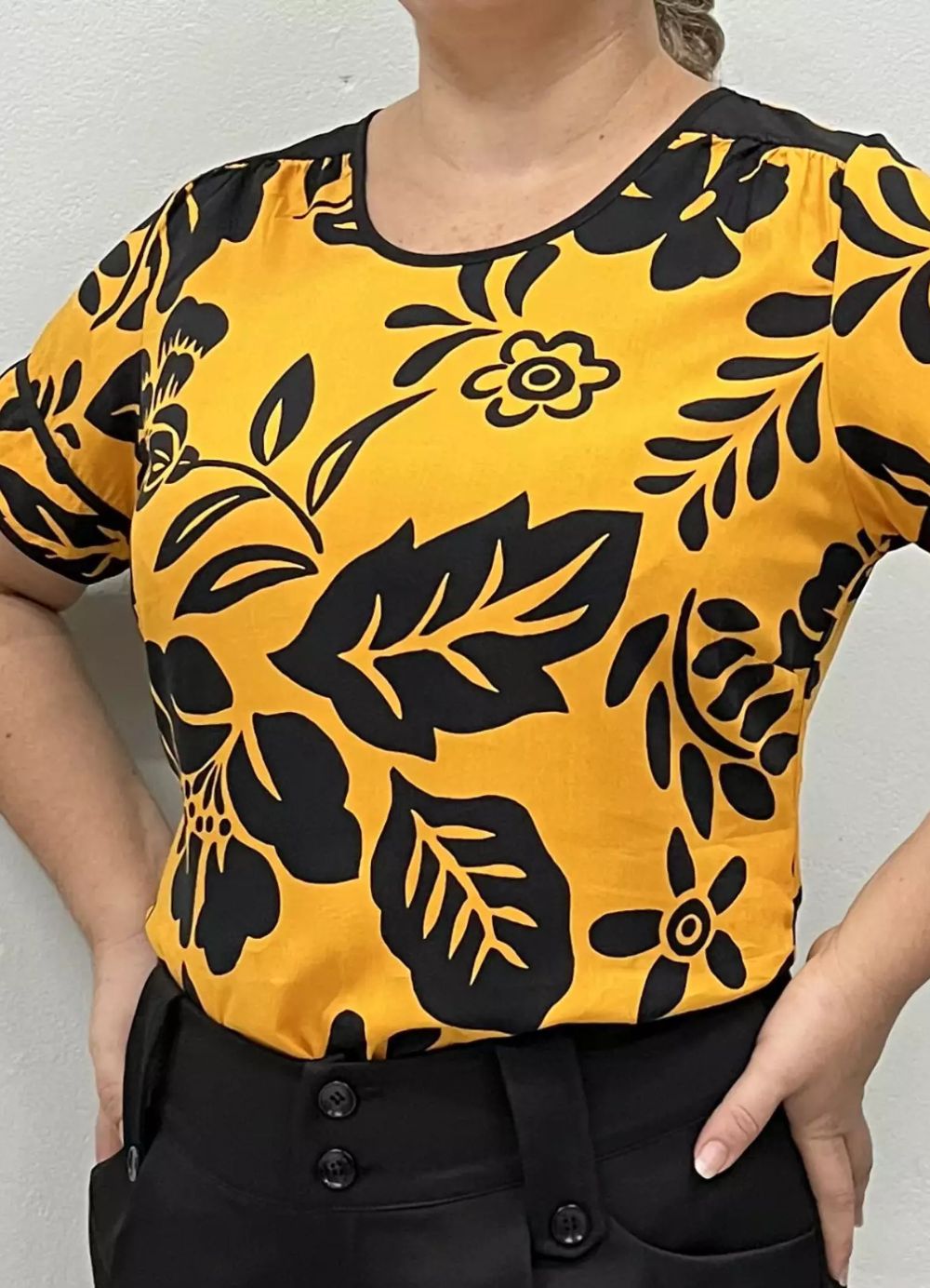 Blusa de viscose