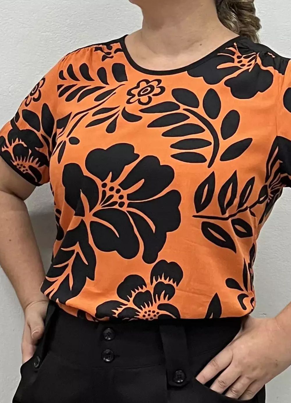 Blusa de viscose