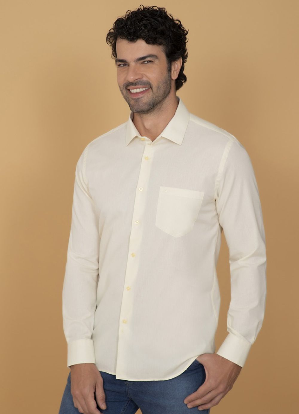 Camisa Manga Longa Slim