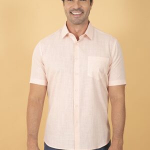 Camisa de Manga Curta Masculina com Estilo Moderno M/C