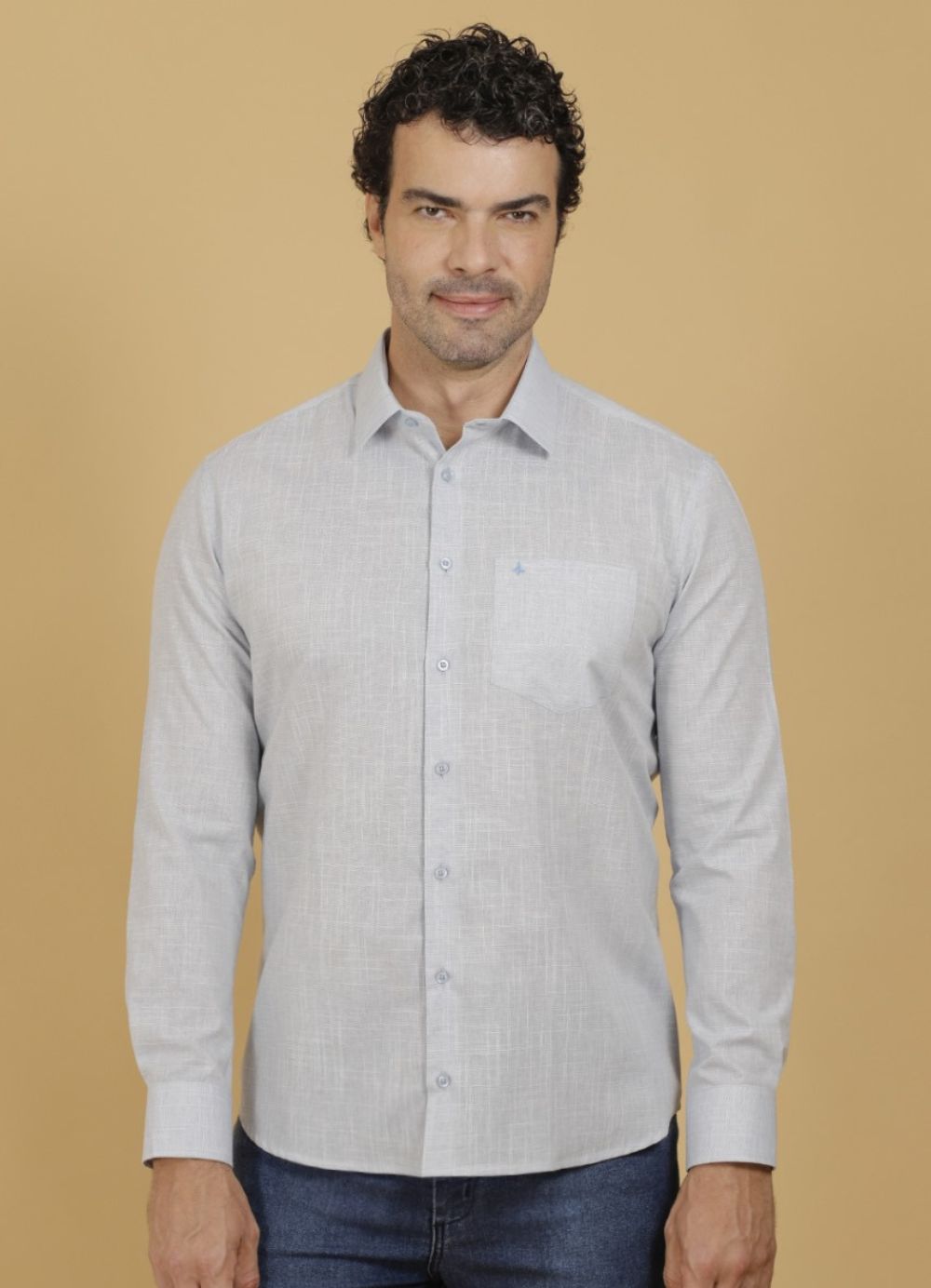 Camisa masculina breda