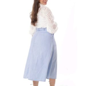 Saia Jeans Vecchi 85cm para Todas as Ocasiões