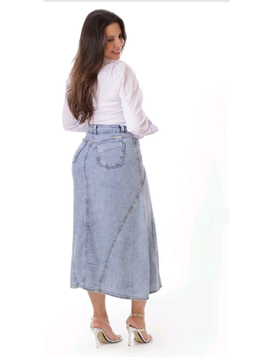 Saia Jeans Vechi 85cm