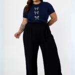 T-shirt plus size tres lacos