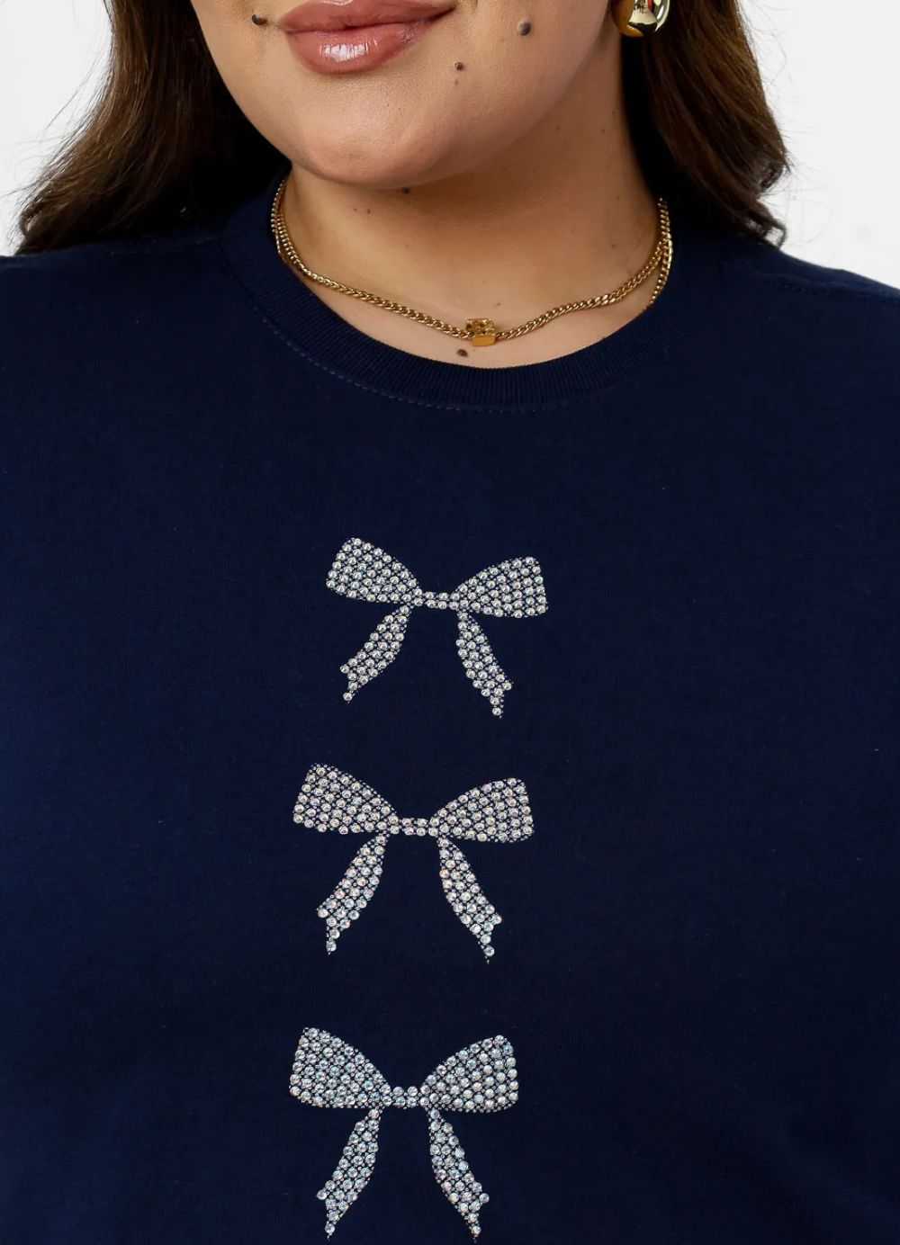T-shirt plus size tres lacos
