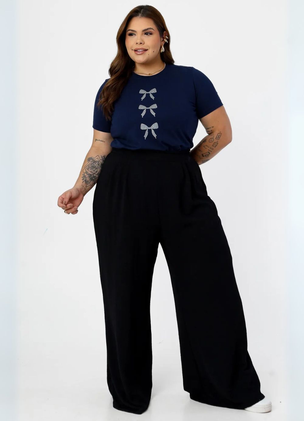 T-shirt plus size tres lacos