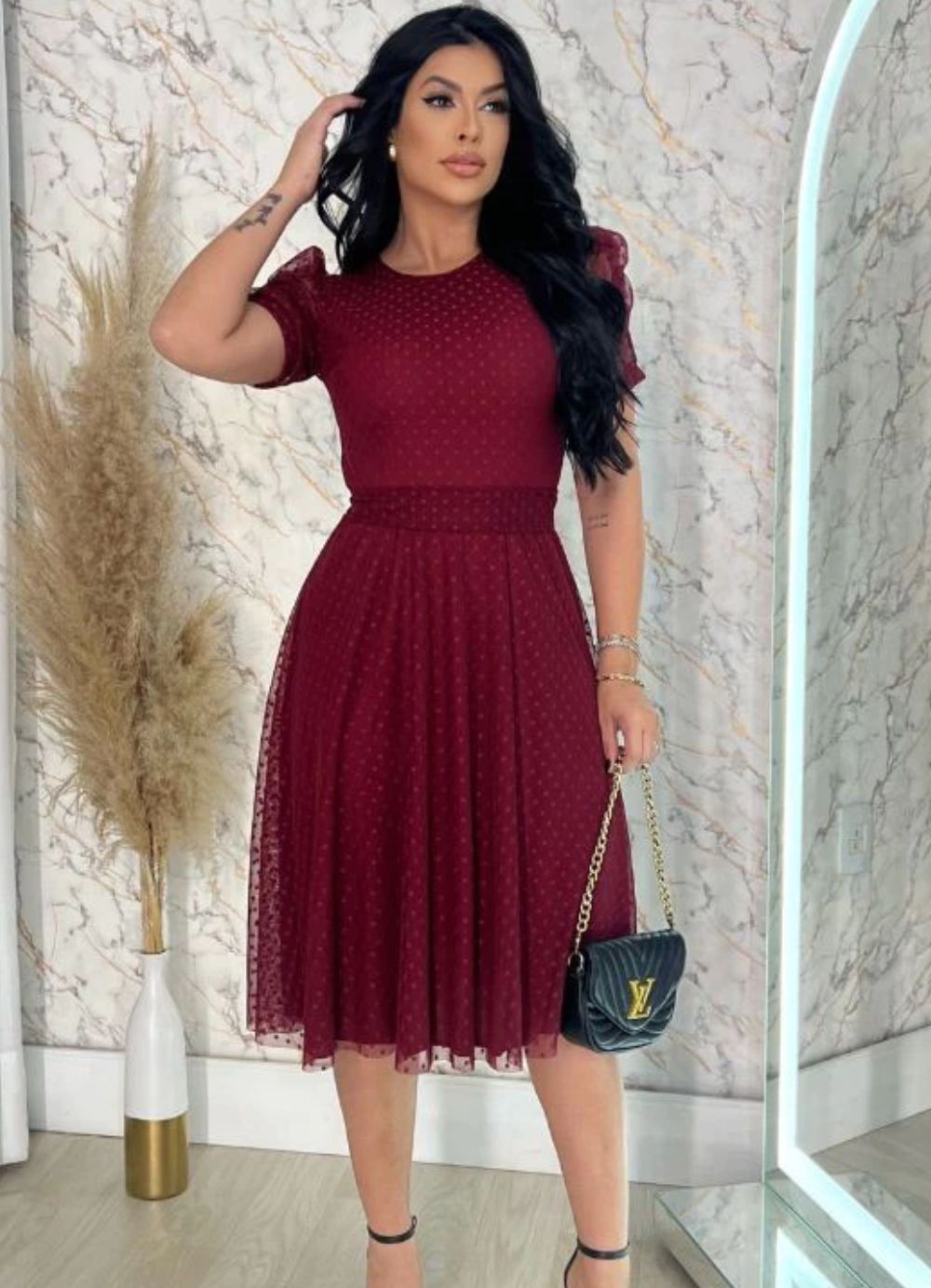 Vestido Godê Moda Evangélica