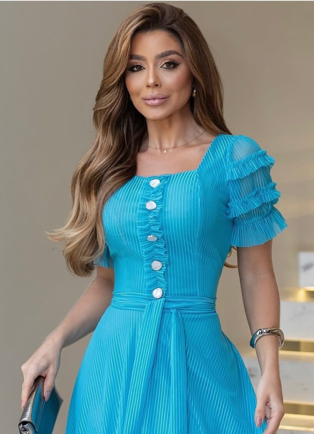 Vestido Godê Moda Evangélica