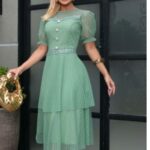 Vestido Godê Moda Evangélica