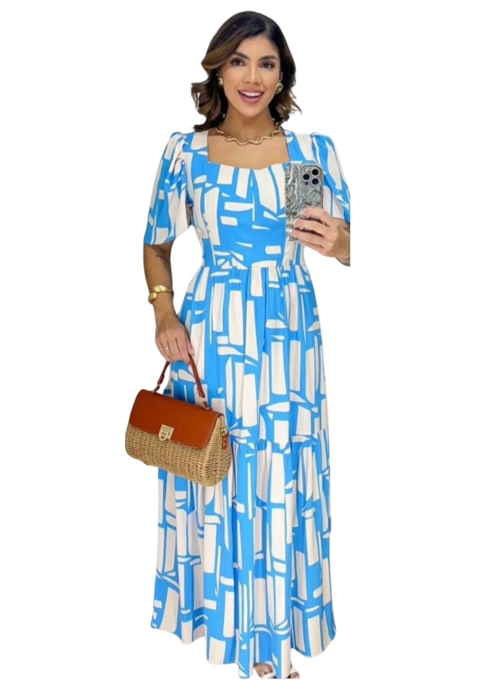 Vestido Longo Plus Size