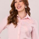 camisa maquinetada bordado
