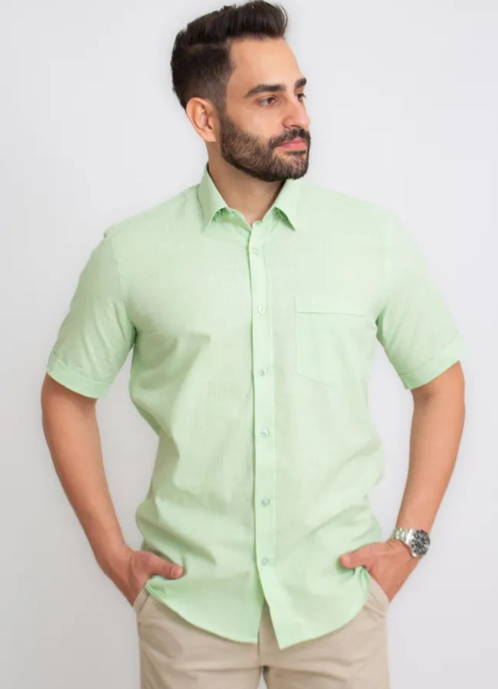 camisa masculina otto