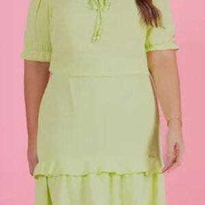 Vestido Air Flow de Crepe Decote Quadrado Ajustável Tam. G