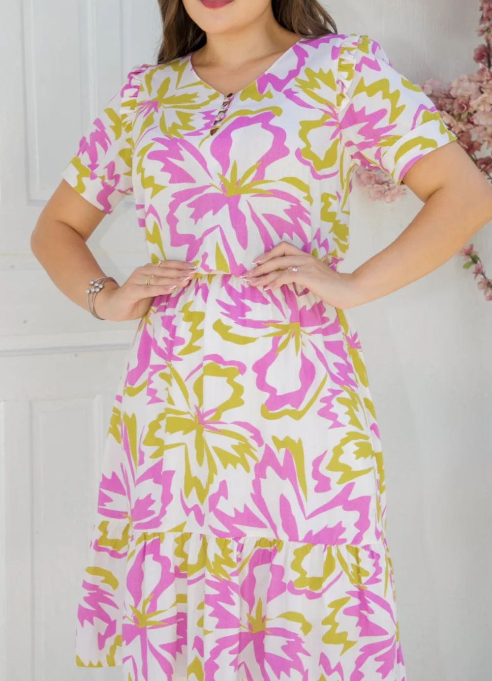 vestido de viscolinho