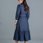 vestido longuete jeans