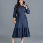 vestido longuete jeans