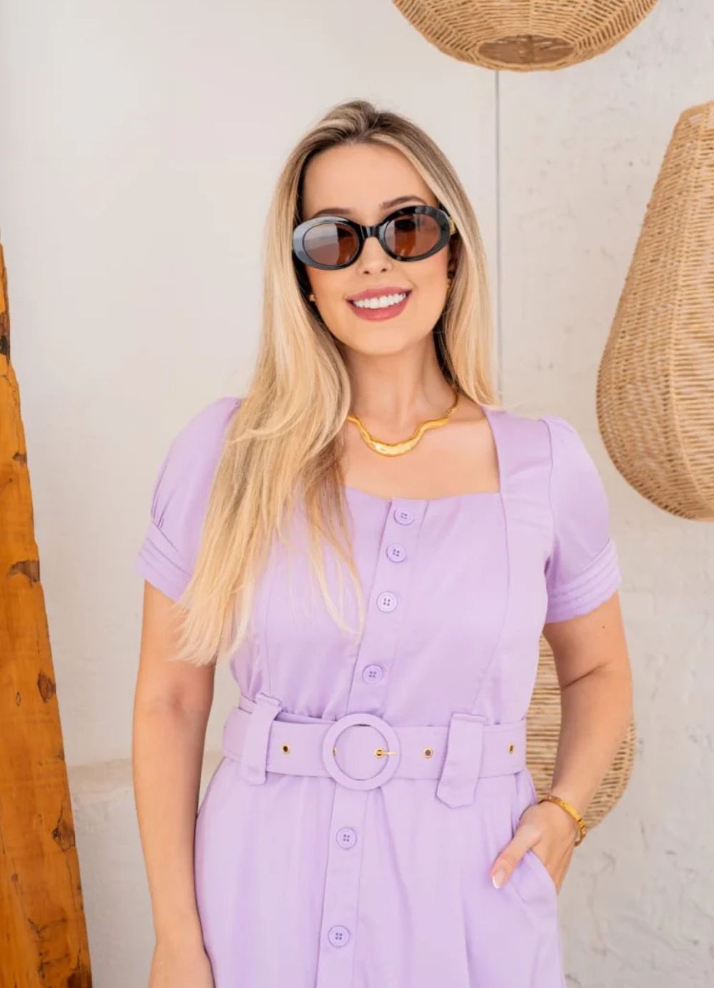 vestido viscose