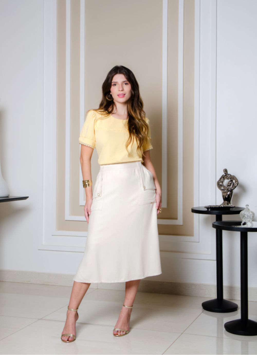 Saia Midi Moda Evangélica