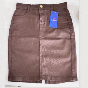 Saia Jeans Curta – Estilo Profissional