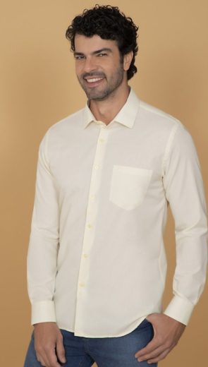 Camisa Manga Longa Slim