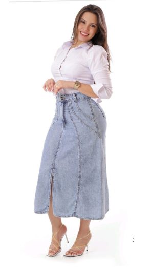 Saia Jeans Vechi 85cm