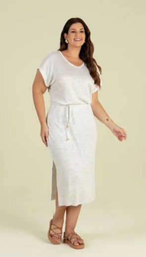 Vestido Plus Size Midi De Tricô (2)