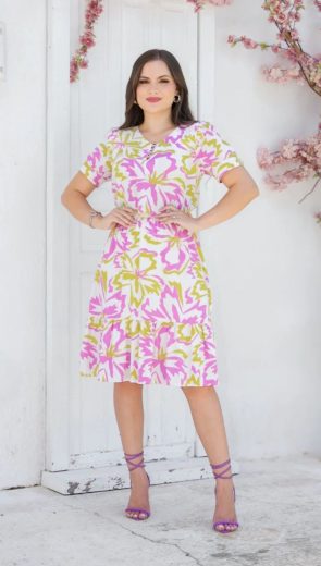 vestido de viscolinho